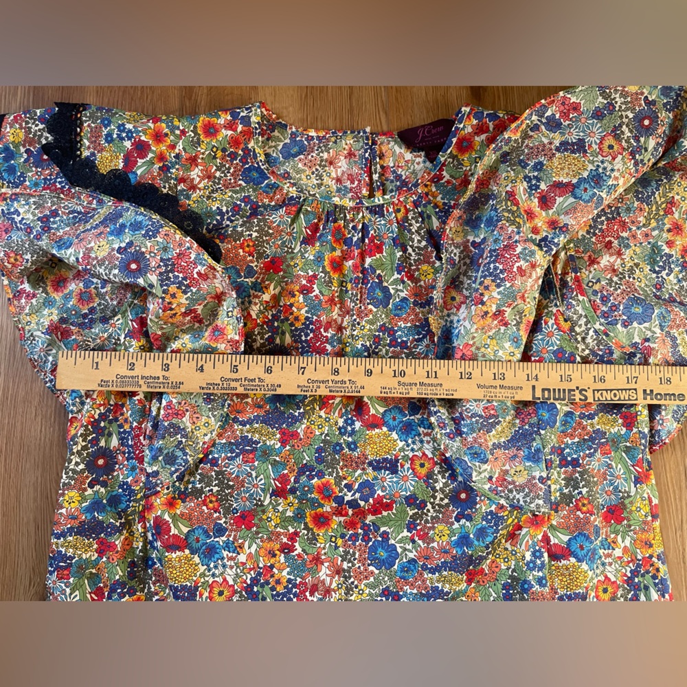 J. Crew Liberty Fabrics floral blouse - Picture 5 of 9